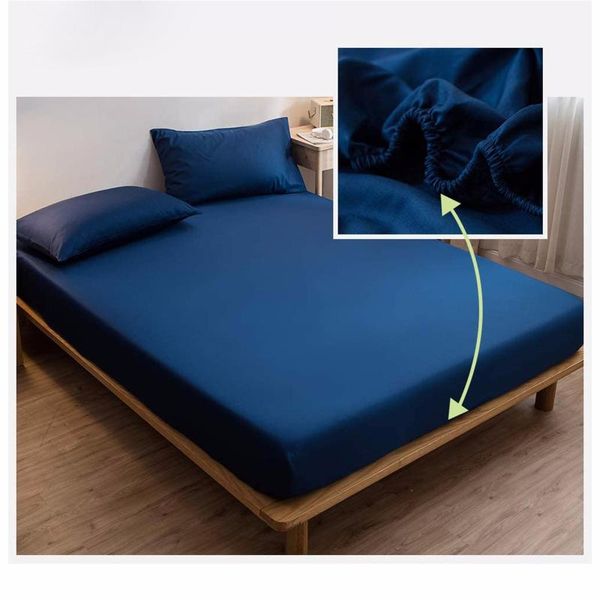 sheets & sets fitted sheet mattress cover with elastic band bed solid color bedding linens quick drying navy blue bedsheet
sheets & sets fitted sheet mattress cover with elastic band bed solid color bedding linens quick drying navy blue bedsheet