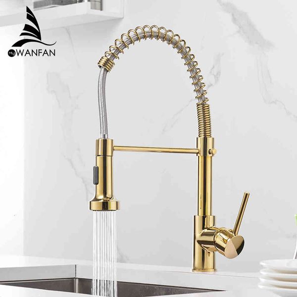 kitchen faucets gold brass for sink single lever pull out spring spout mixers tap cold water crane 9009k v2d4
kitchen faucets gold brass for sink single lever pull out spring spout mixers tap cold water crane 9009k v2d4