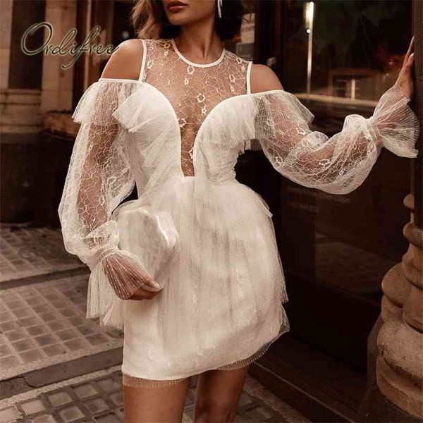 summer women mini party dress long sleeve mesh white lace bodycon short ruffle tulle 210513, Black;gray
summer women mini party dress long sleeve mesh white lace bodycon short ruffle tulle 210513, Black;gray