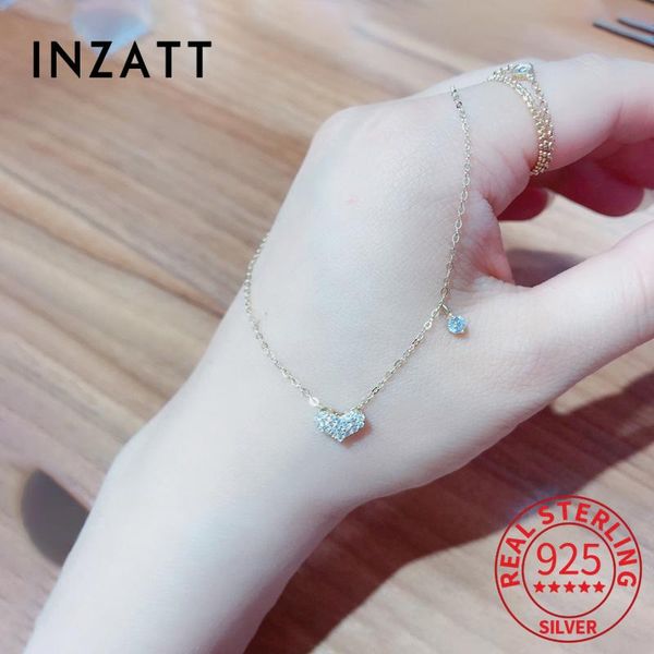 chains inzareal 925 sterling silver zircon heart 14k gold choker necklace for women fine jewelry cute accessories drop
chains inzareal 925 sterling silver zircon heart 14k gold choker necklace for women fine jewelry cute accessories drop