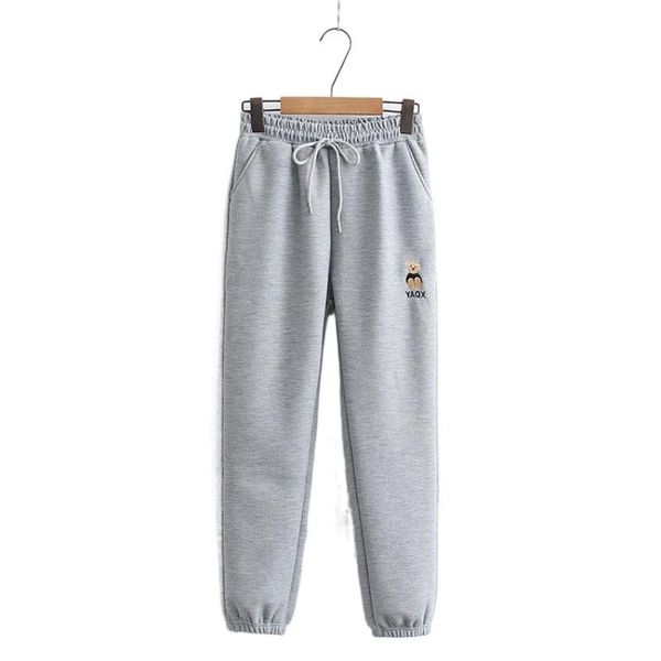 women's pants & capris plus velvet thick women straight casual cartoon bear embroidery trousers 2021 hight waist ladies pockets sporty, Black;white
women's pants & capris plus velvet thick women straight casual cartoon bear embroidery trousers 2021 hight waist ladies pockets sporty, Black;white