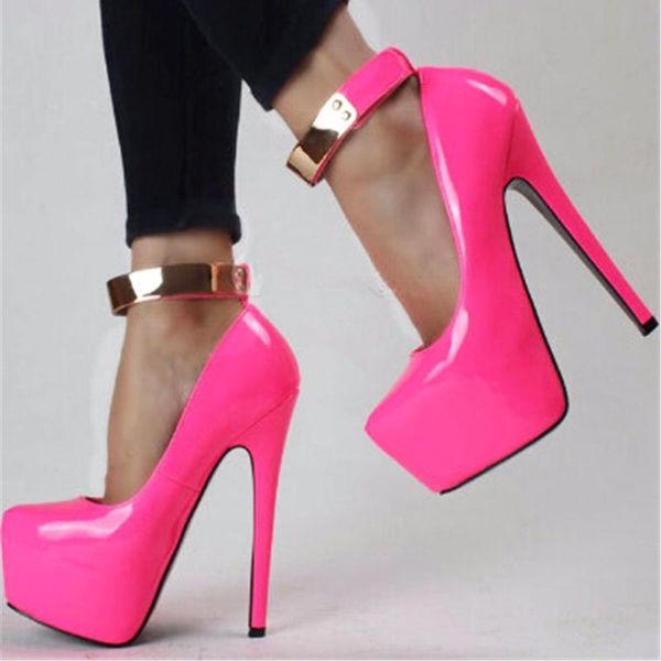 dress shoes minan ser post beautiful pink patent leather, gold sequined, buckle,16 cm high-heeled shoes. size: 35-43, Black
dress shoes minan ser post beautiful pink patent leather, gold sequined, buckle,16 cm high-heeled shoes. size: 35-43, Black