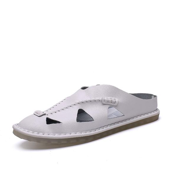 sandals large on masculino mens genuine toe homme holes cuero sandalias slip rubber gladiator loop male white masculina shoes de, Black 
sandals large on masculino mens genuine toe homme holes cuero sandalias slip rubber gladiator loop male white masculina shoes de, Black