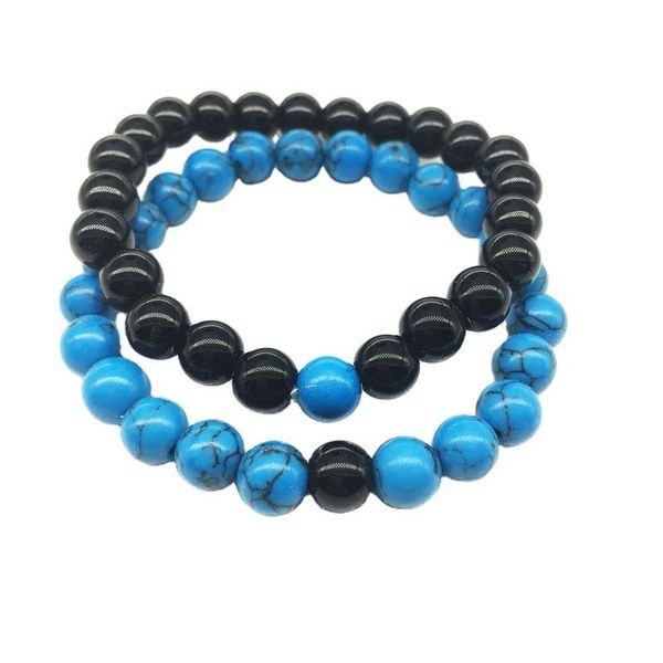 beaded, strands 8mm turquoise beads bracelet men fashion obsidian elastic bracelets for women natural stone yoga bangle jewelry pulsera homb, Black
beaded, strands 8mm turquoise beads bracelet men fashion obsidian elastic bracelets for women natural stone yoga bangle jewelry pulsera homb, Black