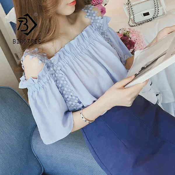 off shoulder chiffon blouses summer new plus size l-5xl women lace patchwork short sleeves white blue basic t14515x 210419
off shoulder chiffon blouses summer new plus size l-5xl women lace patchwork short sleeves white blue basic t14515x 210419