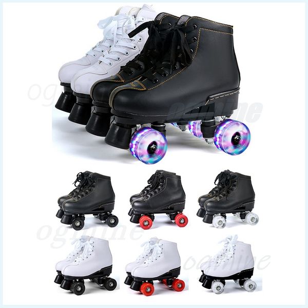 double line roller skates women men skating shoes for cowhide sneakers flash wheel drawstring patins sport inline shoe pu leather patines [f
double line roller skates women men skating shoes for cowhide sneakers flash wheel drawstring patins sport inline shoe pu leather patines [f