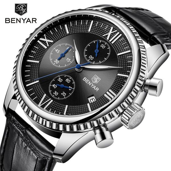 wristwatches relogio masculino benyar brand sport watches luxury fashion waterproof military chronograph quartz wrist watch clock men 2021, Slivery;brown
wristwatches relogio masculino benyar brand sport watches luxury fashion waterproof military chronograph quartz wrist watch clock men 2021, Slivery;brown