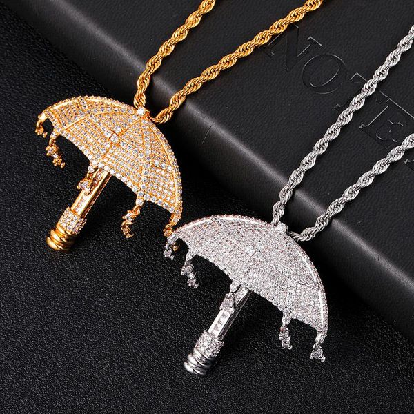 pendant necklaces hip hop bling cubic zirconia + umbrella iced out in white gold color & pendants for men jewelry, Silver
pendant necklaces hip hop bling cubic zirconia + umbrella iced out in white gold color & pendants for men jewelry, Silver