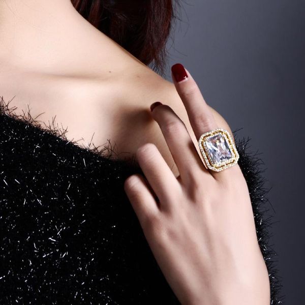 cluster rings luxury woman with large rectangle stone gold and white plate big design trendy for party sale copper fashion jewelry, Golden;silver
cluster rings luxury woman with large rectangle stone gold and white plate big design trendy for party sale copper fashion jewelry, Golden;silver
