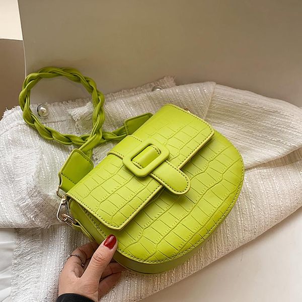 evening bags kiwi green tote bag saddle 2021 summer high-quality pu leather women's designer handbag shoulder
evening bags kiwi green tote bag saddle 2021 summer high-quality pu leather women's designer handbag shoulder