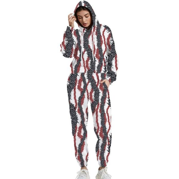 comfortable wave women's trousers autumn and winter women's sportswear thickened fleece padded jacket 2-piece sweatshirt and pants, White
comfortable wave women's trousers autumn and winter women's sportswear thickened fleece padded jacket 2-piece sweatshirt and pants, White