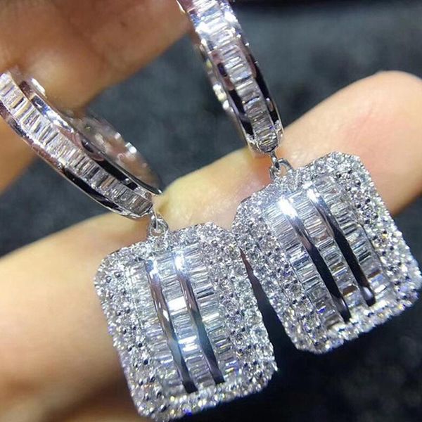 stud trendy square zircon drop earring for women brilliant bridal engagement wedding jewelry fashion trendsetter lady, Golden;silver
stud trendy square zircon drop earring for women brilliant bridal engagement wedding jewelry fashion trendsetter lady, Golden;silver
