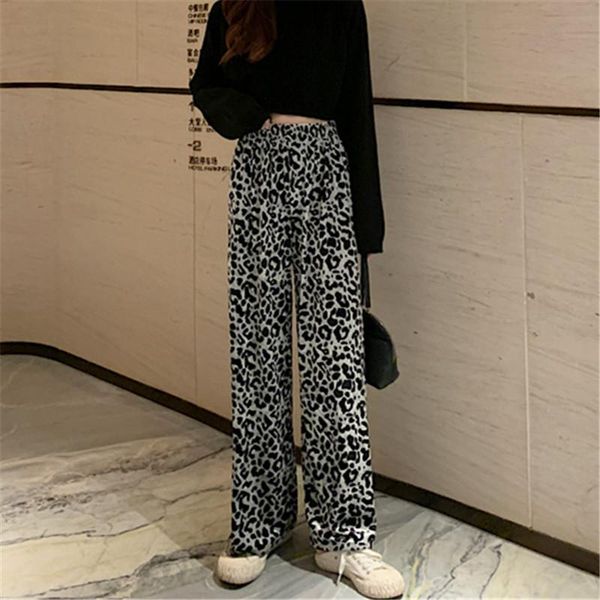 women's pants & capris streetwear leopard women casual chic oversize 6xl loose wide leg trousers ins retro harajuku, Black;white
women's pants & capris streetwear leopard women casual chic oversize 6xl loose wide leg trousers ins retro harajuku, Black;white