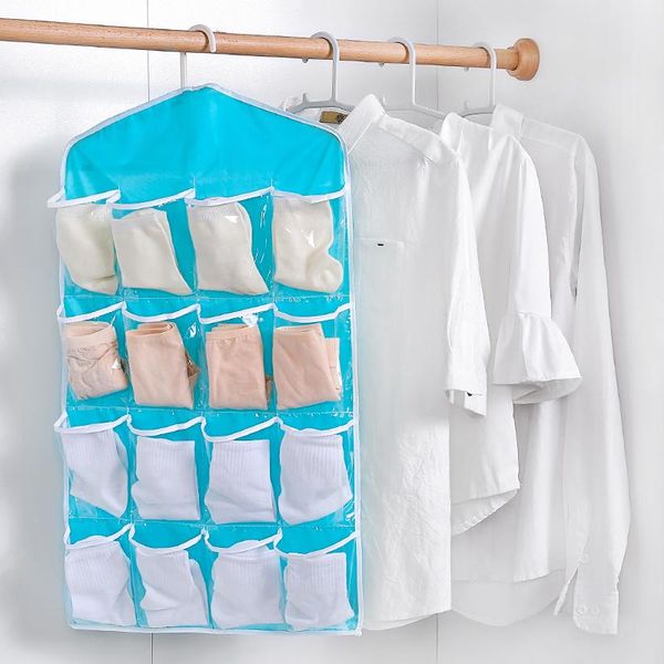 hanging organizers multi-function transparent 16-grid underwear storage bag wall-mounted wall boxes & bins
hanging organizers multi-function transparent 16-grid underwear storage bag wall-mounted wall boxes & bins