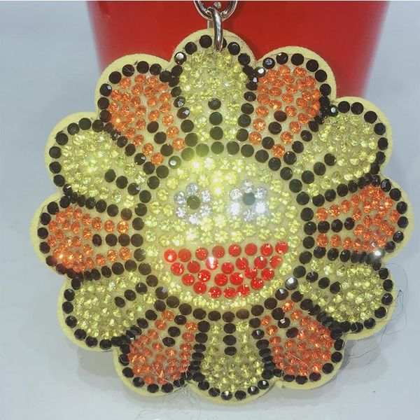 keychains rhinestone sun flower women's bags key ring handmade accrssories pendants charming suspension decoration, Silver
keychains rhinestone sun flower women's bags key ring handmade accrssories pendants charming suspension decoration, Silver