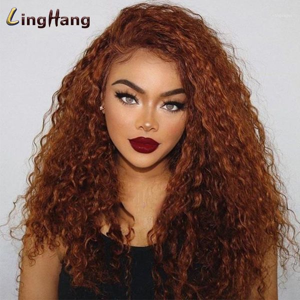 ling hang long wavy ober golden brown grey high temperature synthetic wig african female daily wig1, Black
ling hang long wavy ober golden brown grey high temperature synthetic wig african female daily wig1, Black