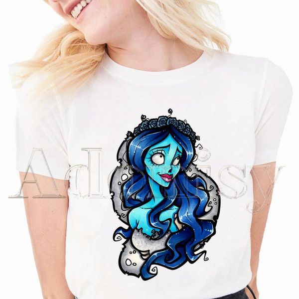 women's t-shirt tim burtons bride harajuku summer tshirts casual round neck short slee tee shirt,drop ship, White
women's t-shirt tim burtons bride harajuku summer tshirts casual round neck short slee tee shirt,drop ship, White