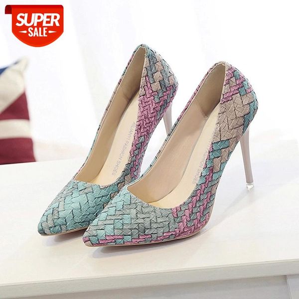 Pointed High Heels Thin Pumps Women Shoes New Spring Autumn Shallow Mixed Colors Slip-On Party Ladies #US77, Black
Pointed High Heels Thin Pumps Women Shoes New Spring Autumn Shallow Mixed Colors Slip-On Party Ladies #US77, Black