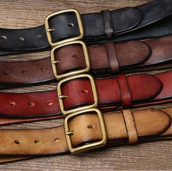 belts personalized fashion retro cowhide belt men's leather pure copper pin buckle korean casual jeans, Black;brown
belts personalized fashion retro cowhide belt men's leather pure copper pin buckle korean casual jeans, Black;brown