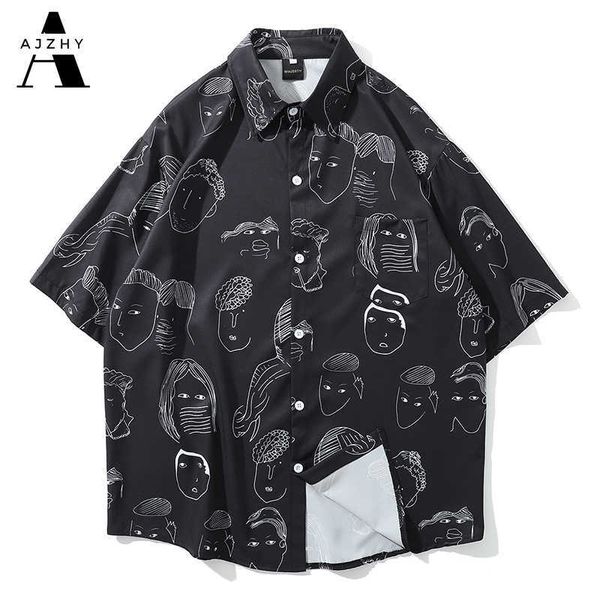 anime print hawaiian shirts men streetwear hip hop harajuku casual tropical beach short sleeve shirt summer fashion male 210608, White;black
anime print hawaiian shirts men streetwear hip hop harajuku casual tropical beach short sleeve shirt summer fashion male 210608, White;black