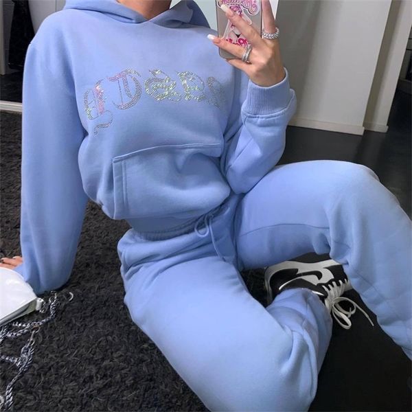 tracksuit 2 piece women set oversize hoodies sweatshirt loose sweatpants joggers sport suit women outfits sweatsuit, Black
tracksuit 2 piece women set oversize hoodies sweatshirt loose sweatpants joggers sport suit women outfits sweatsuit, Black