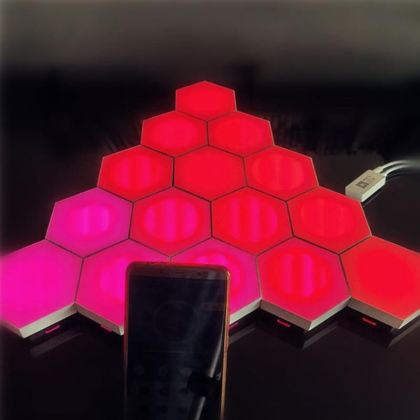 nordic wifi smart app diy splicing light wall lights hexagonal module lamp for bedroom sconce indoor
nordic wifi smart app diy splicing light wall lights hexagonal module lamp for bedroom sconce indoor