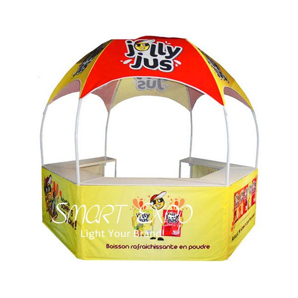 portable tent kiosk 10x10 advertising display shelter with custom full color printing graphics
portable tent kiosk 10x10 advertising display shelter with custom full color printing graphics