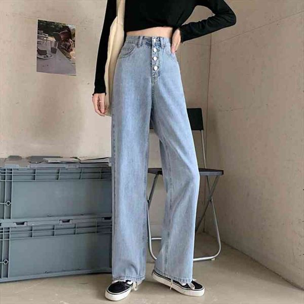 casual wide leg straight womens jeans trousers simple pocket demin pants basic oversized high waist, Blue
casual wide leg straight womens jeans trousers simple pocket demin pants basic oversized high waist, Blue