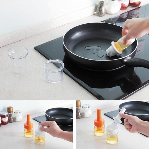 tools & accessories silicone bbq grill oil bottle with brushes barbecue roast heat resisting basting baking cover tool kitchen
tools & accessories silicone bbq grill oil bottle with brushes barbecue roast heat resisting basting baking cover tool kitchen