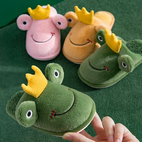 slipper animal frog prints cute home short plush warm soft cotton kids slippers boys girls floor indoor shoes small size baby child, Black;grey
slipper animal frog prints cute home short plush warm soft cotton kids slippers boys girls floor indoor shoes small size baby child, Black;grey