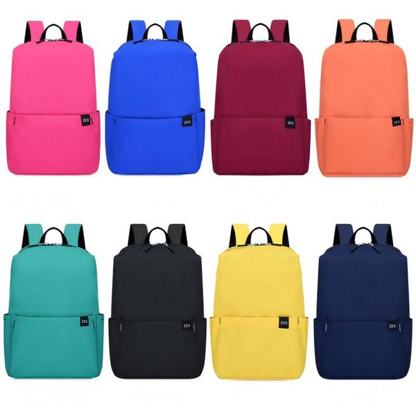 three sizes 20l lightweight solid color backpack candy colors 10l school waterproof travel sprots bag for men women
three sizes 20l lightweight solid color backpack candy colors 10l school waterproof travel sprots bag for men women