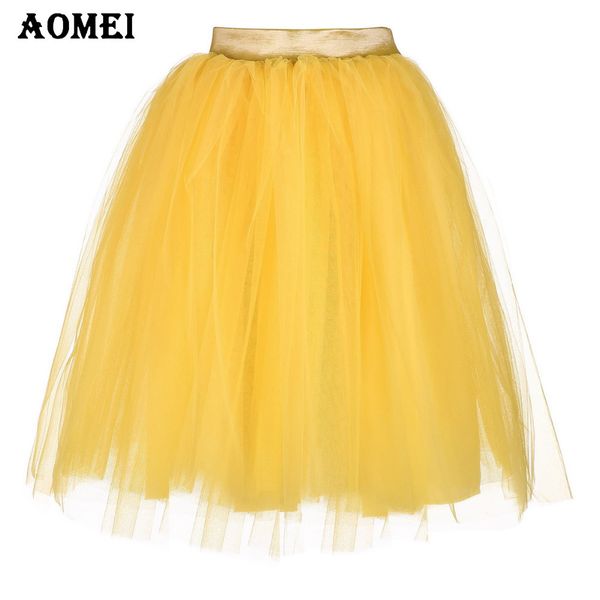 6 layers women yellow color spring tulle skirts mesh with side invisible zipper high waist cute skirt tutu petticoats saias 210416, Black
6 layers women yellow color spring tulle skirts mesh with side invisible zipper high waist cute skirt tutu petticoats saias 210416, Black