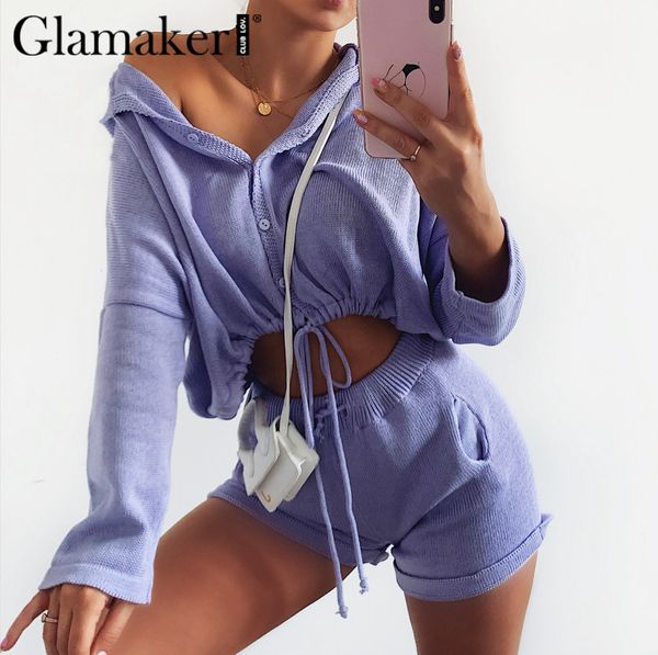glamaker casual women 2 piece sets fashion purple hoodies and loose shorts ladies lace up elastic waist female suits 210414, White
glamaker casual women 2 piece sets fashion purple hoodies and loose shorts ladies lace up elastic waist female suits 210414, White
