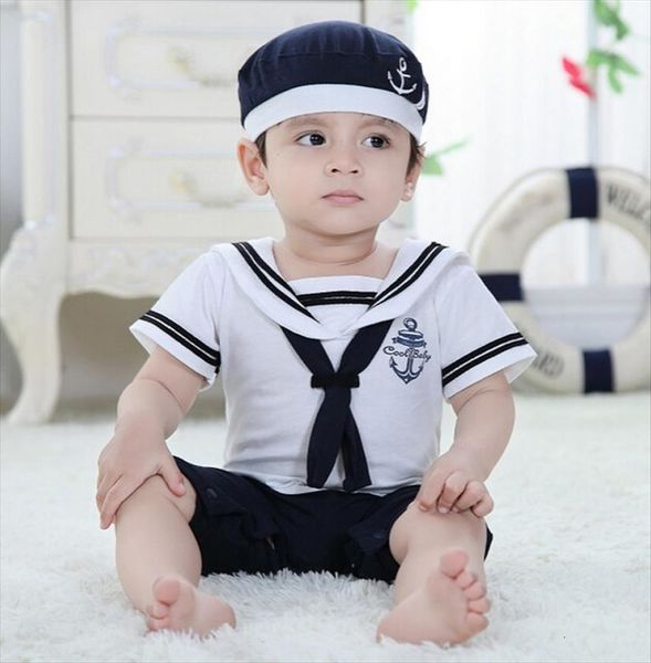 au stock newborn baby boy sailor playsuit toddler outfit set romper clothes hat, White
au stock newborn baby boy sailor playsuit toddler outfit set romper clothes hat, White