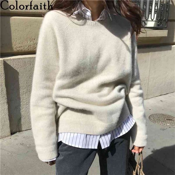 autumn winter women's sweaters pullovers warm minimalist korean oversize pink solid lady jumpers sw1119jx 210427, White;black
autumn winter women's sweaters pullovers warm minimalist korean oversize pink solid lady jumpers sw1119jx 210427, White;black