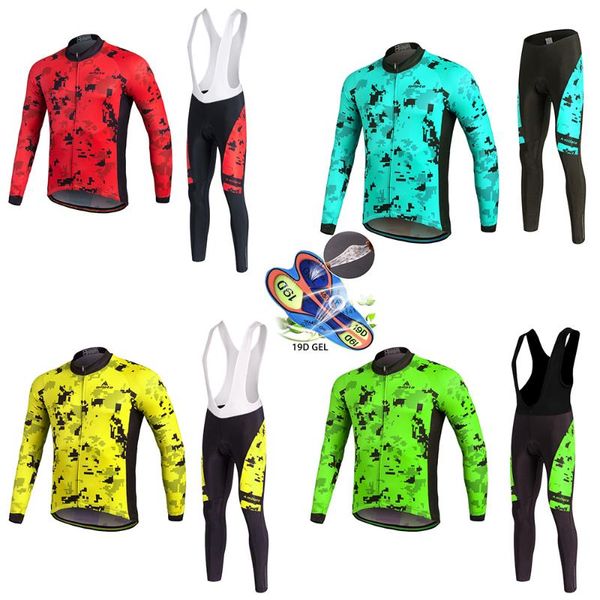 racing sets 2021 miloto breathable men's long-sleeved mountain bike clothing bicycle suit autumn jersey clothes cycling bib pants, Black;blue
racing sets 2021 miloto breathable men's long-sleeved mountain bike clothing bicycle suit autumn jersey clothes cycling bib pants, Black;blue