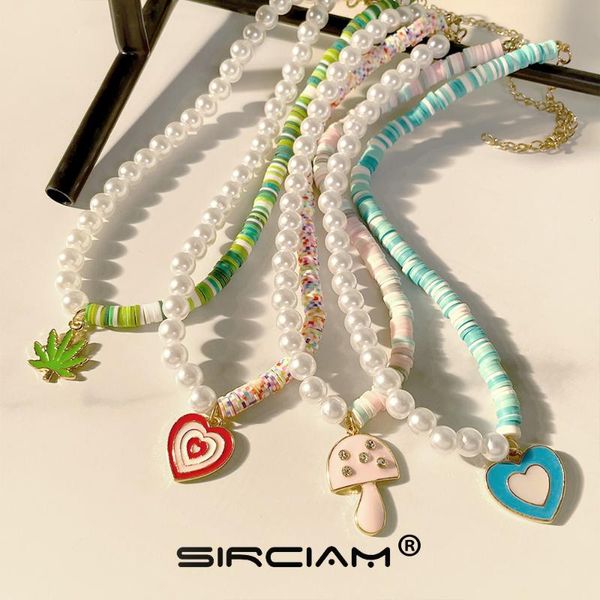 chokers handmade candy heart mushroom asymmetry clay beads choker necklace for women simulated pearl beaded enamel jewelry drop, Golden;silver
chokers handmade candy heart mushroom asymmetry clay beads choker necklace for women simulated pearl beaded enamel jewelry drop, Golden;silver