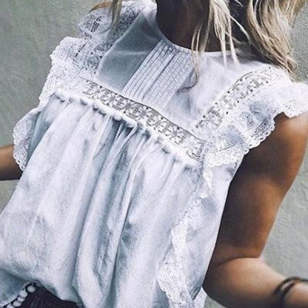 white lace hollow out women's blouses tunic sleeveless o-neck female 2021 summer fashion ladies blouse & shirts
white lace hollow out women's blouses tunic sleeveless o-neck female 2021 summer fashion ladies blouse & shirts