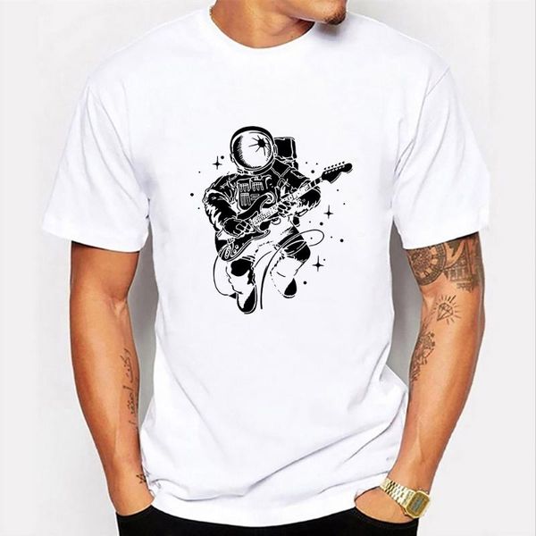 summer men's t shirts streetwear cool clothes male print rock astronauts short sleeve o-neck funny graphic tee, White;black
summer men's t shirts streetwear cool clothes male print rock astronauts short sleeve o-neck funny graphic tee, White;black