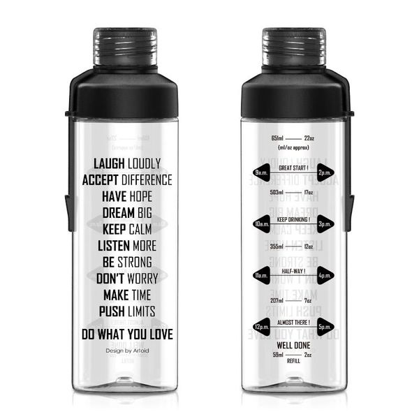 water bottles 750ml motivational fitness workout sports bottle w/ time marker & measurements goal marked times for measuring intake
water bottles 750ml motivational fitness workout sports bottle w/ time marker & measurements goal marked times for measuring intake