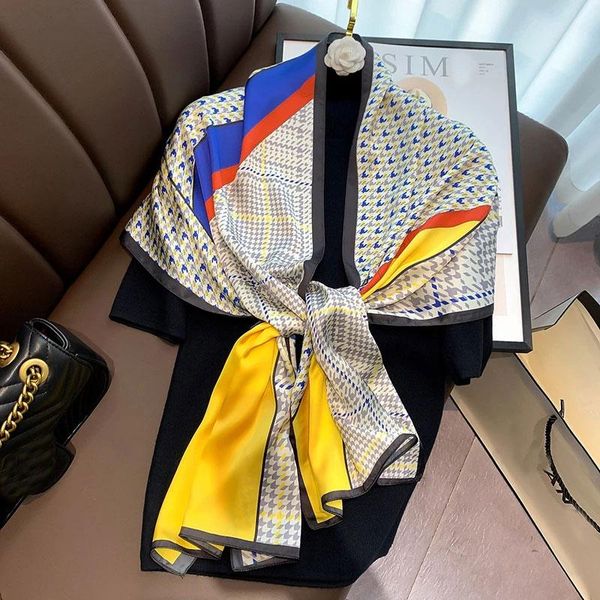scarves 2021 silk scarf hijab women luxury bandana female muslim headband shawl soft wrap houndstooth foulard pashmina, Blue;gray
scarves 2021 silk scarf hijab women luxury bandana female muslim headband shawl soft wrap houndstooth foulard pashmina, Blue;gray