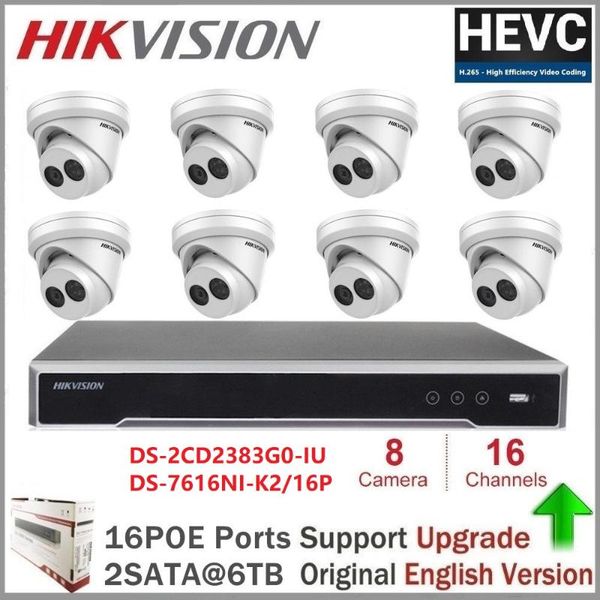 hikvision 16ch 4k network poe nvr kit cctv security system 8pcs wdr fixed turret camera with build-in microphone wireless kits
hikvision 16ch 4k network poe nvr kit cctv security system 8pcs wdr fixed turret camera with build-in microphone wireless kits