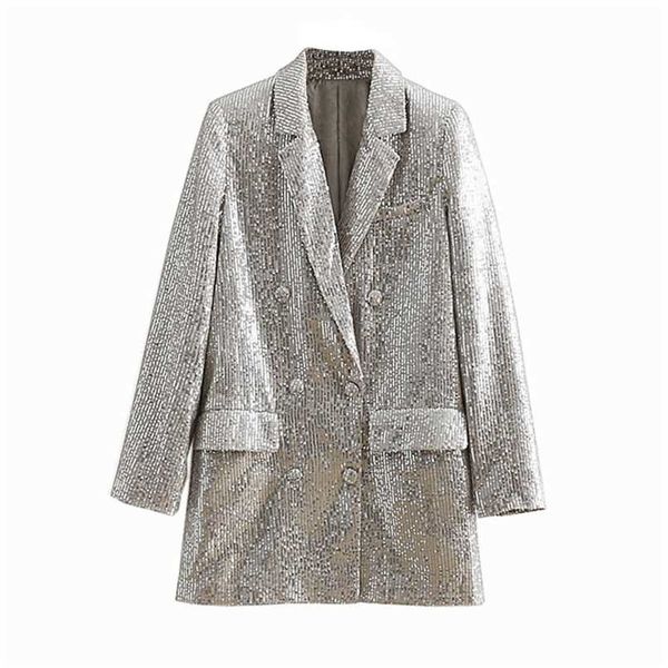 women geometric pattern sequined blazer feminino shining pockets long sleeve outerwear vintage female casual 211122, White;black
women geometric pattern sequined blazer feminino shining pockets long sleeve outerwear vintage female casual 211122, White;black