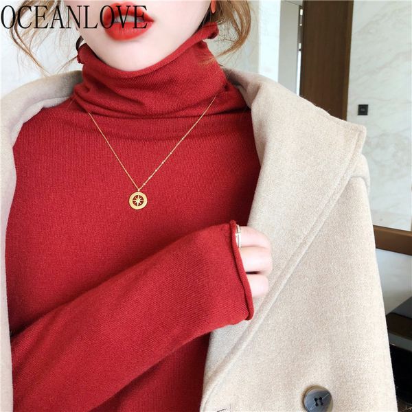 turtleneck solid women sweaters vintage slim office lady chic soft pull femme autumn winter sueter 18305 210415, White;black
turtleneck solid women sweaters vintage slim office lady chic soft pull femme autumn winter sueter 18305 210415, White;black