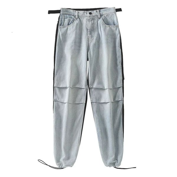 women's jeans vintage patchwork joggers sweatpants harajuku woman trousers hit color stitching denim high waist pants za2627 zwp6, Blue
women's jeans vintage patchwork joggers sweatpants harajuku woman trousers hit color stitching denim high waist pants za2627 zwp6, Blue