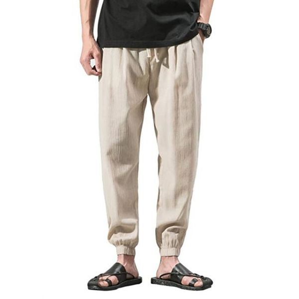 fashion boutique pants men's hip-hop cotton hemp trend leisure sports rope leggings, Black
fashion boutique pants men's hip-hop cotton hemp trend leisure sports rope leggings, Black