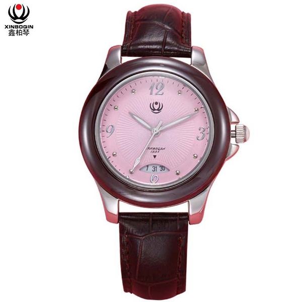 xiaiqin fashion ceramic women's silica gel high grade quartz watch waterproof, Slivery;brown
xiaiqin fashion ceramic women's silica gel high grade quartz watch waterproof, Slivery;brown