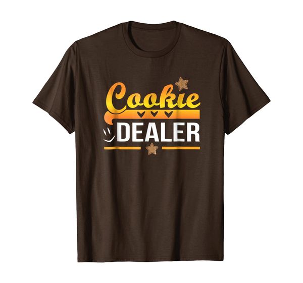 cookie dealer - funny scout apparel, White;black