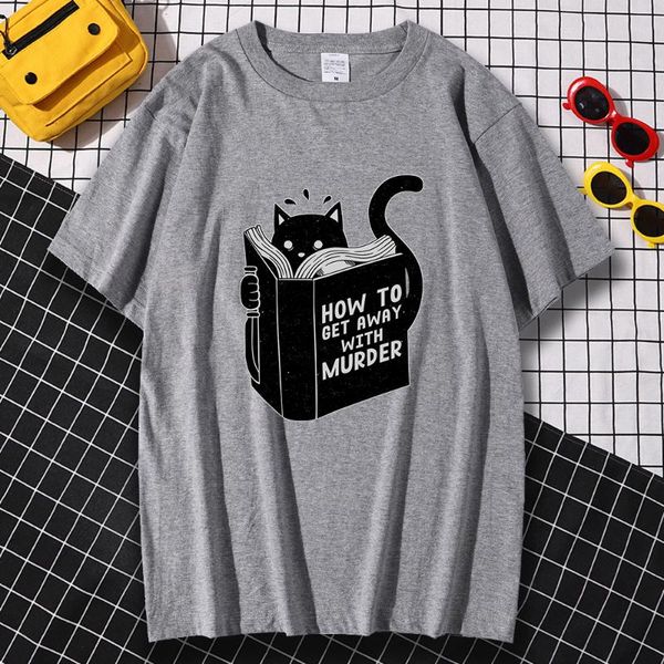 men's t-shirts with how to get away muder print clothing men crewneck loose creativity casual t shirts cartoons menswear summer, White;black
men's t-shirts with how to get away muder print clothing men crewneck loose creativity casual t shirts cartoons menswear summer, White;black