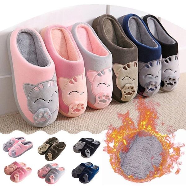 slippers men winter home shoes cartoon cat non-slip warm indoors bedroom floor zapatilla casa hombre #a20, Black
slippers men winter home shoes cartoon cat non-slip warm indoors bedroom floor zapatilla casa hombre #a20, Black